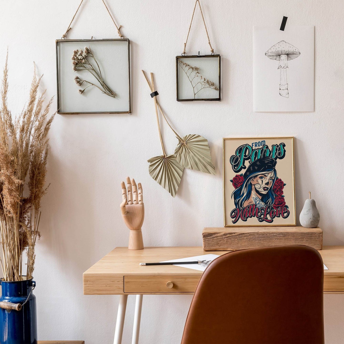 Vintage Paris Girl Poster - HypeSheriff