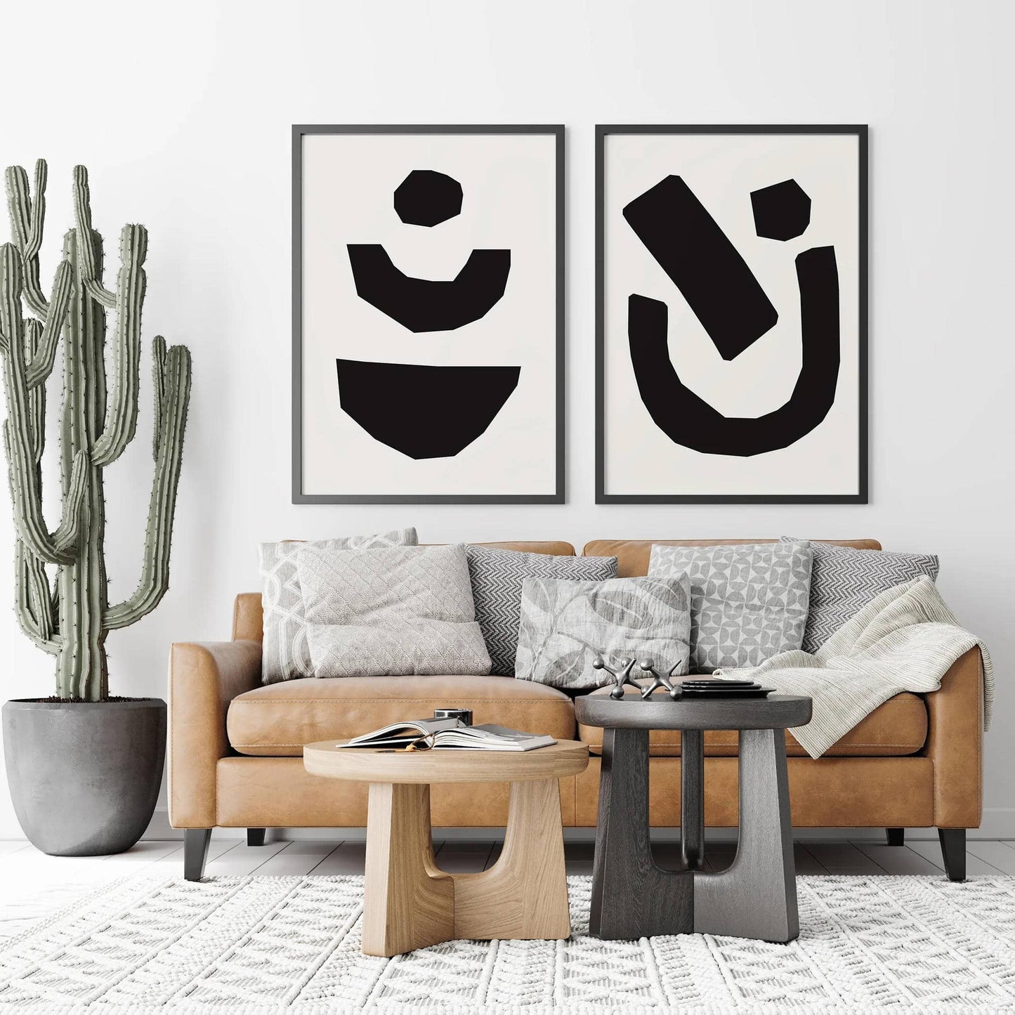 Set of 2 Matching Scandinavian Prints - HypeSheriff