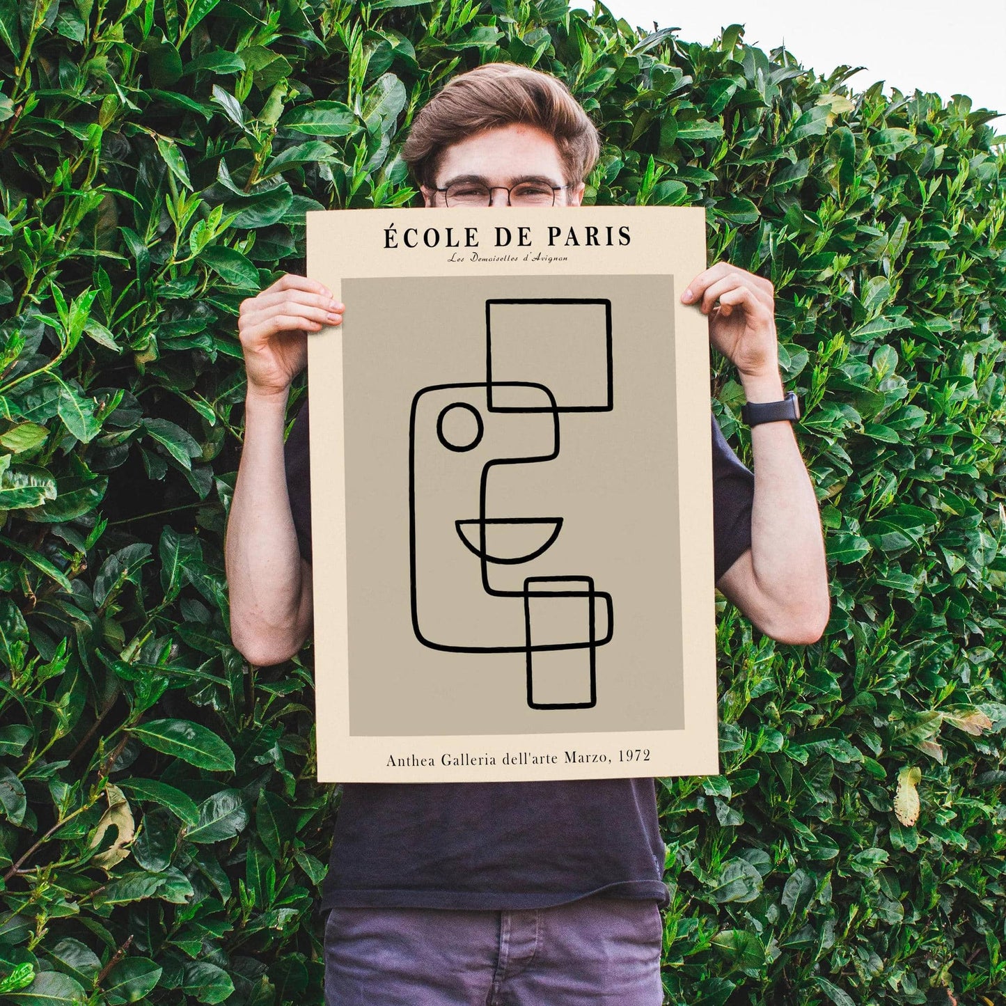 Cubism Exhibition Poster Print - HypeSheriff