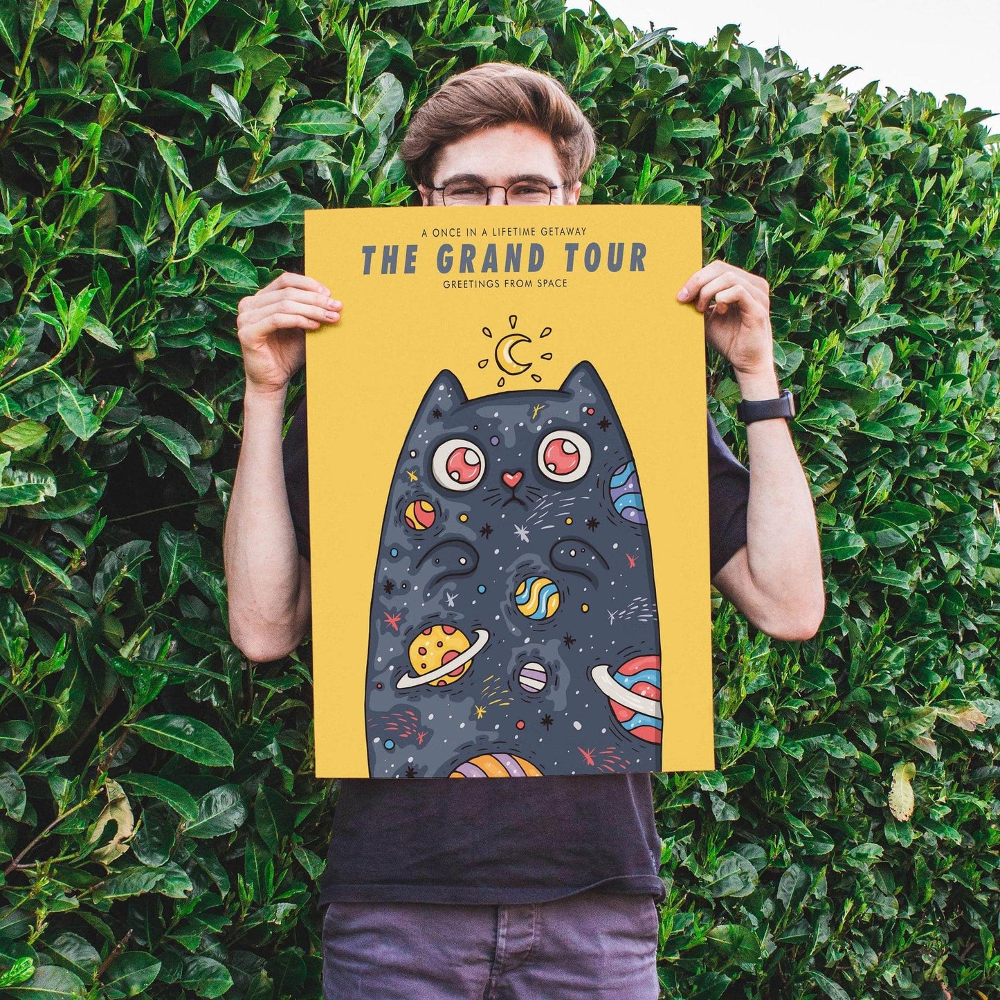 Space Cat Poster - HypeSheriff