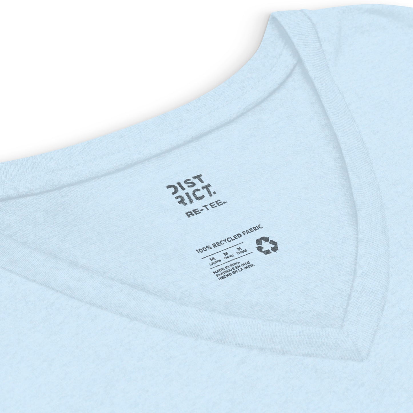 Plant Lady Crystal Blue V-Neck T-Shirt - HypeSheriff