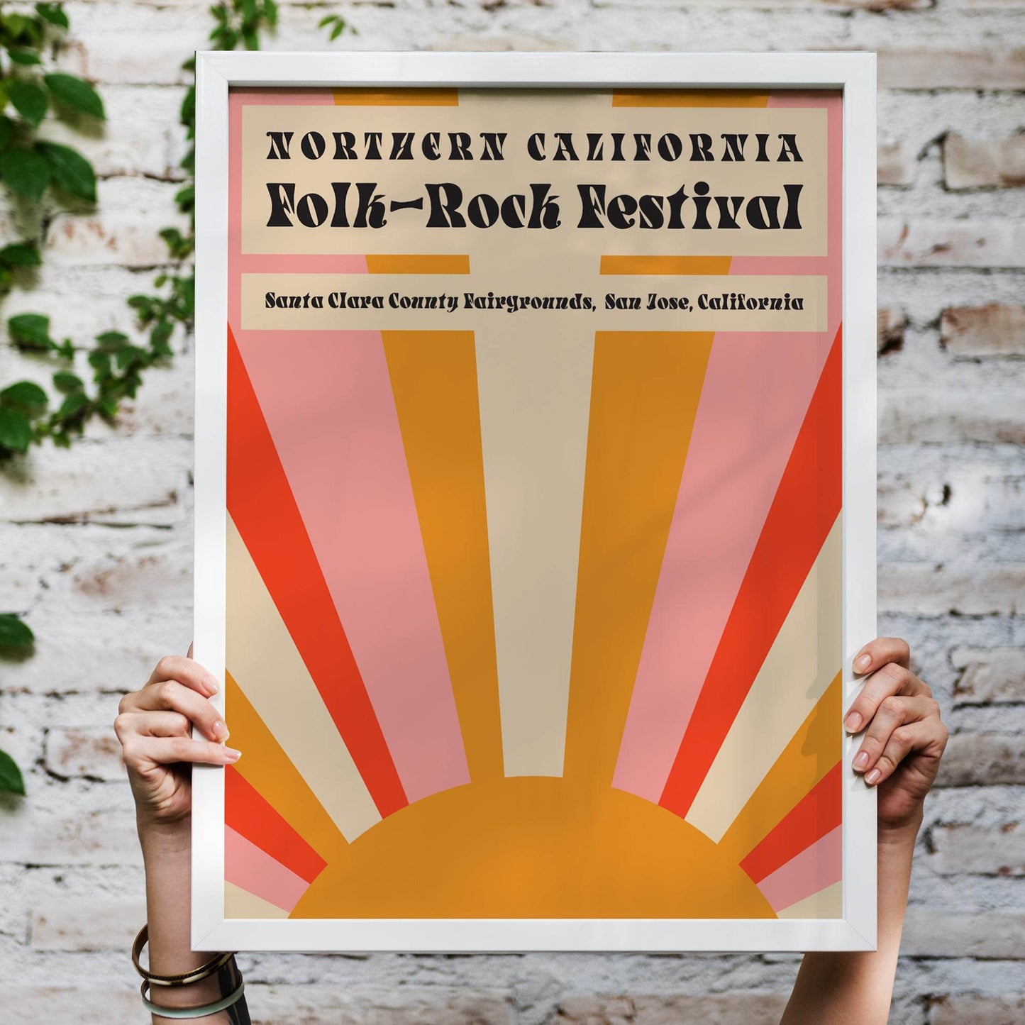 Northern California Folk-Rock Festival 1968 Poster - HypeSheriff