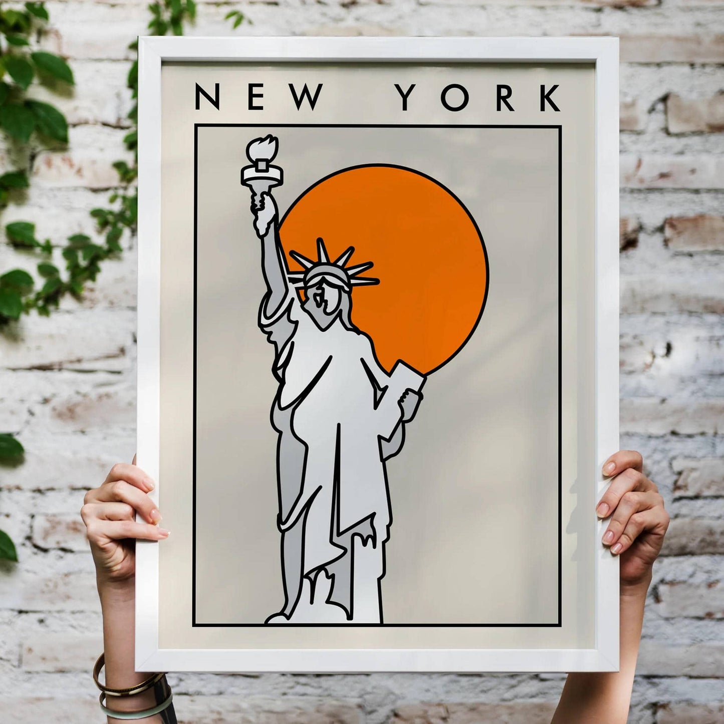 New York Poster - Statue of Liberty - HypeSheriff