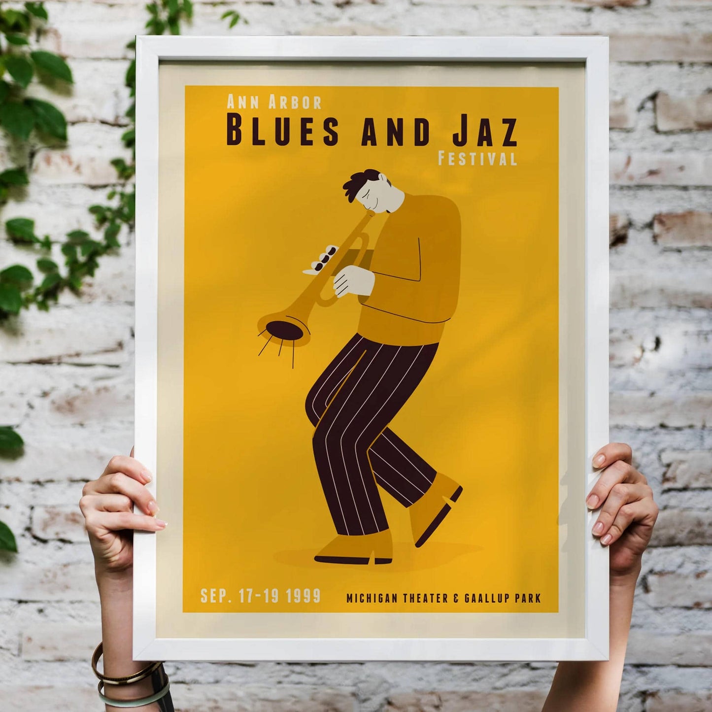 Ann Harbor Blues And Jazz Festival Poster - HypeSheriff