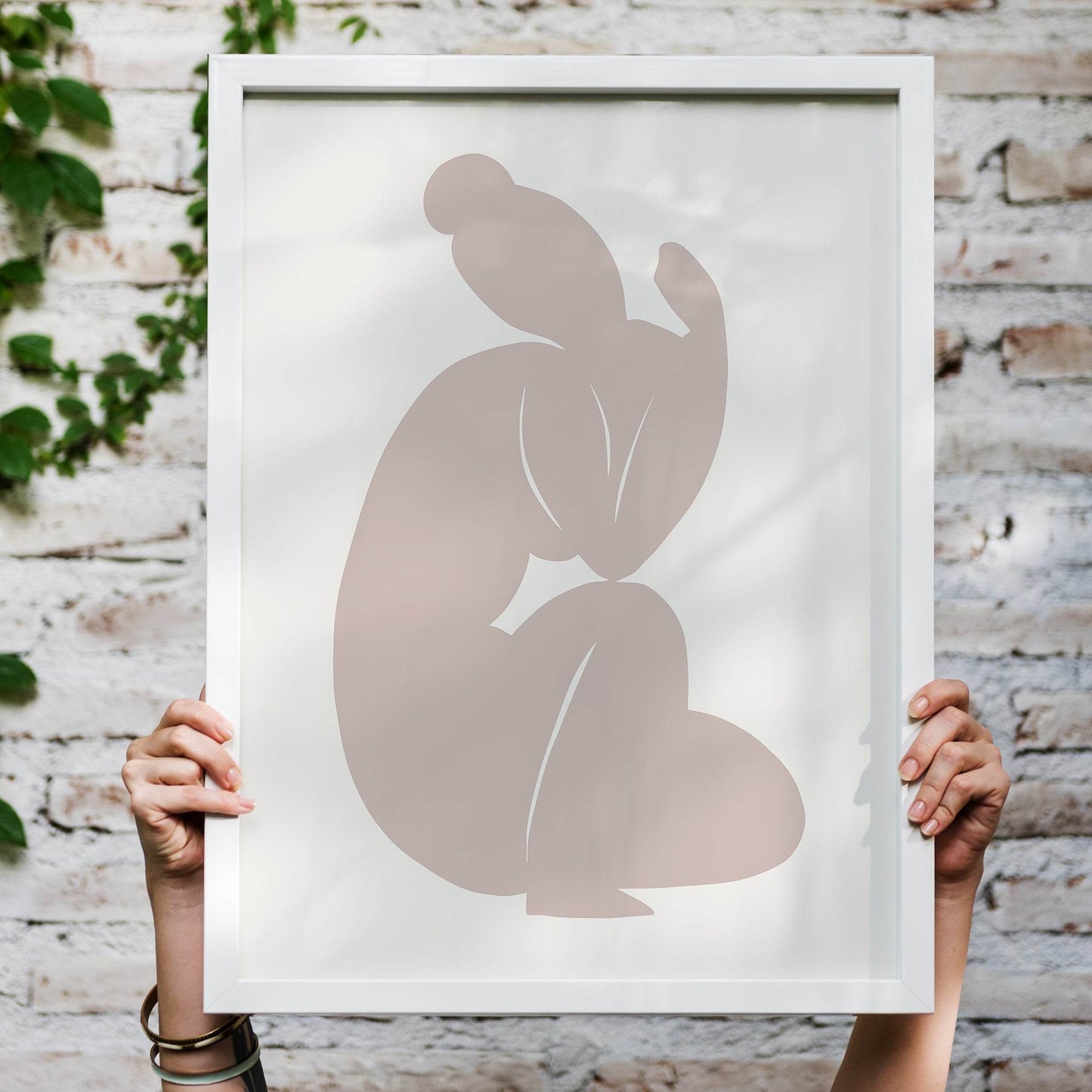 Beige Woman Poster - HypeSheriff
