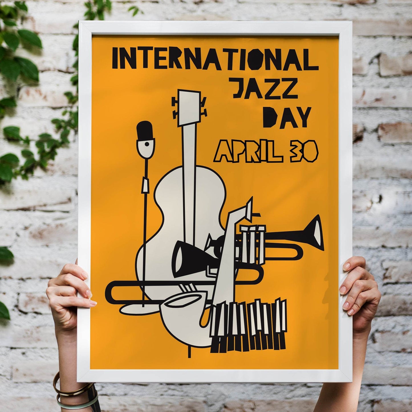 International Jazz Day Poster - HypeSheriff