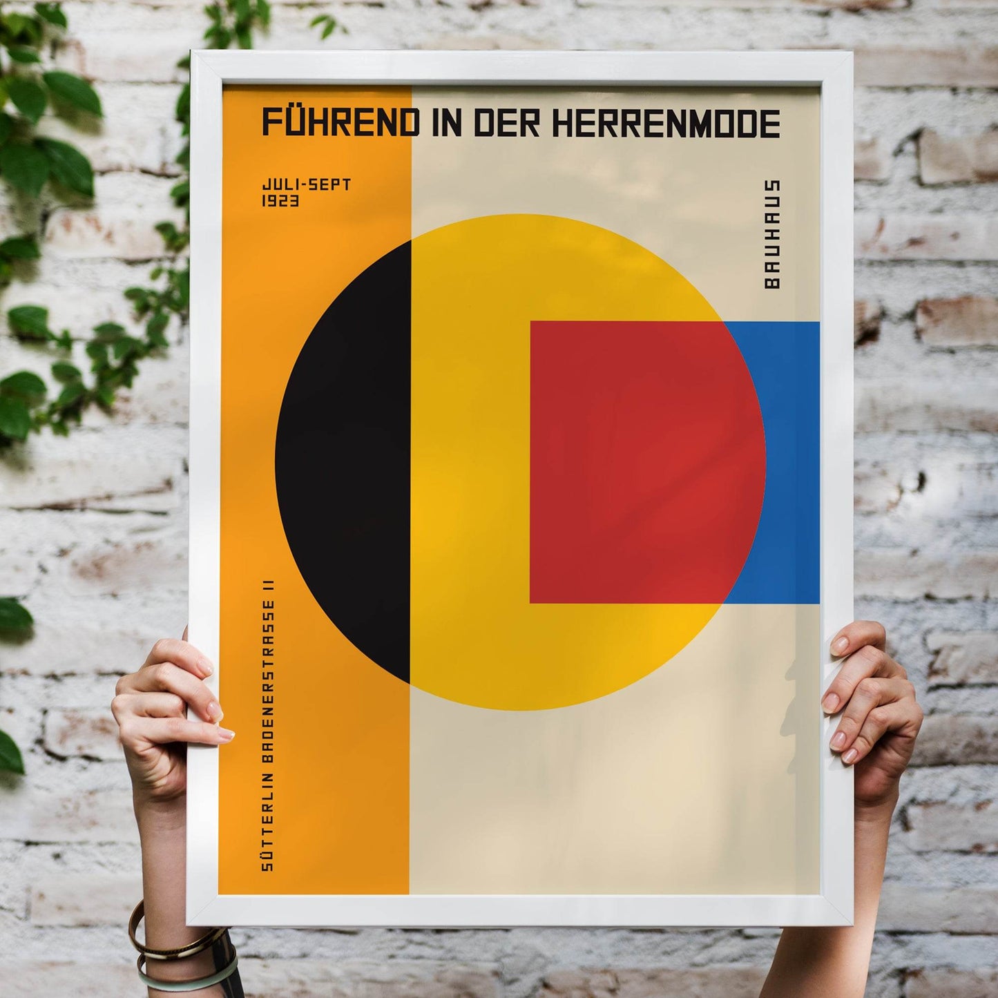 Geometric Shapes Bauhaus Poster - HypeSheriff