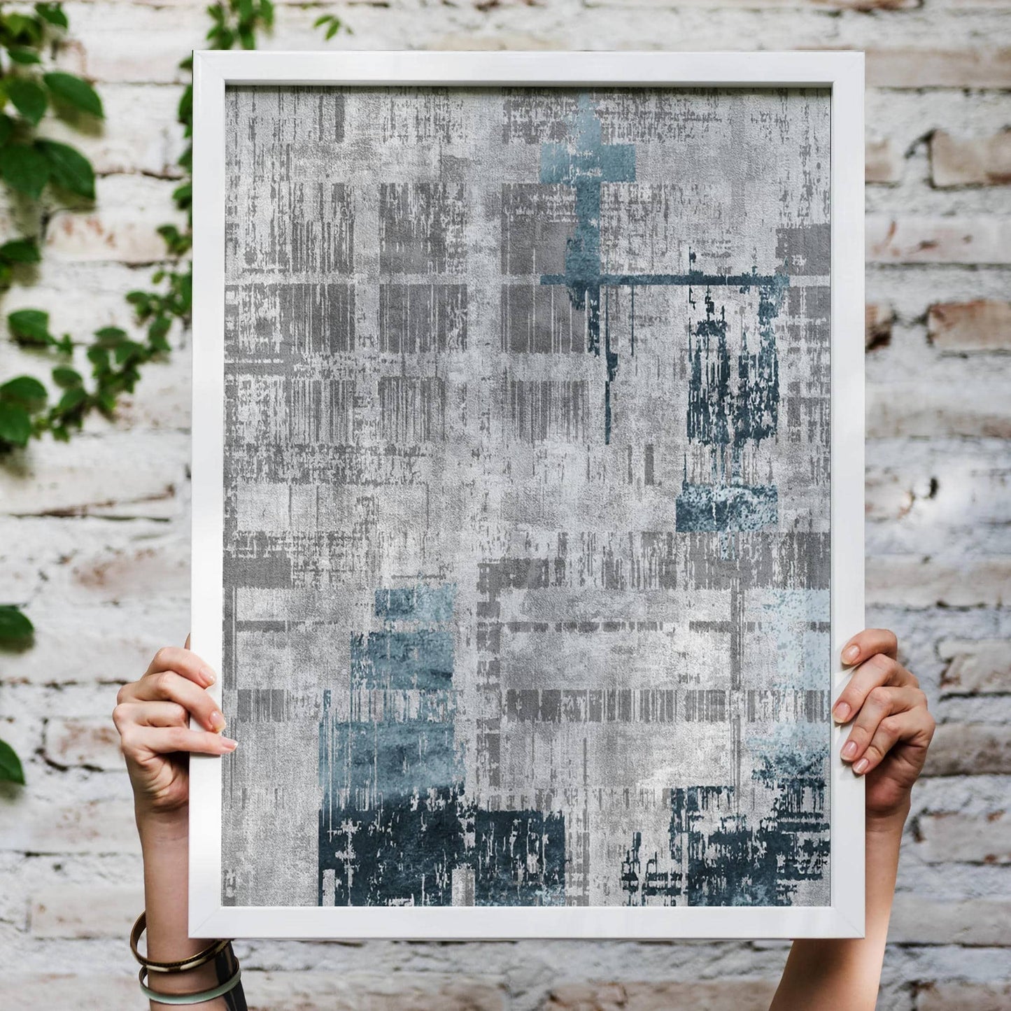 Invisible Weight - Scandinavian Painting Poster - HypeSheriff