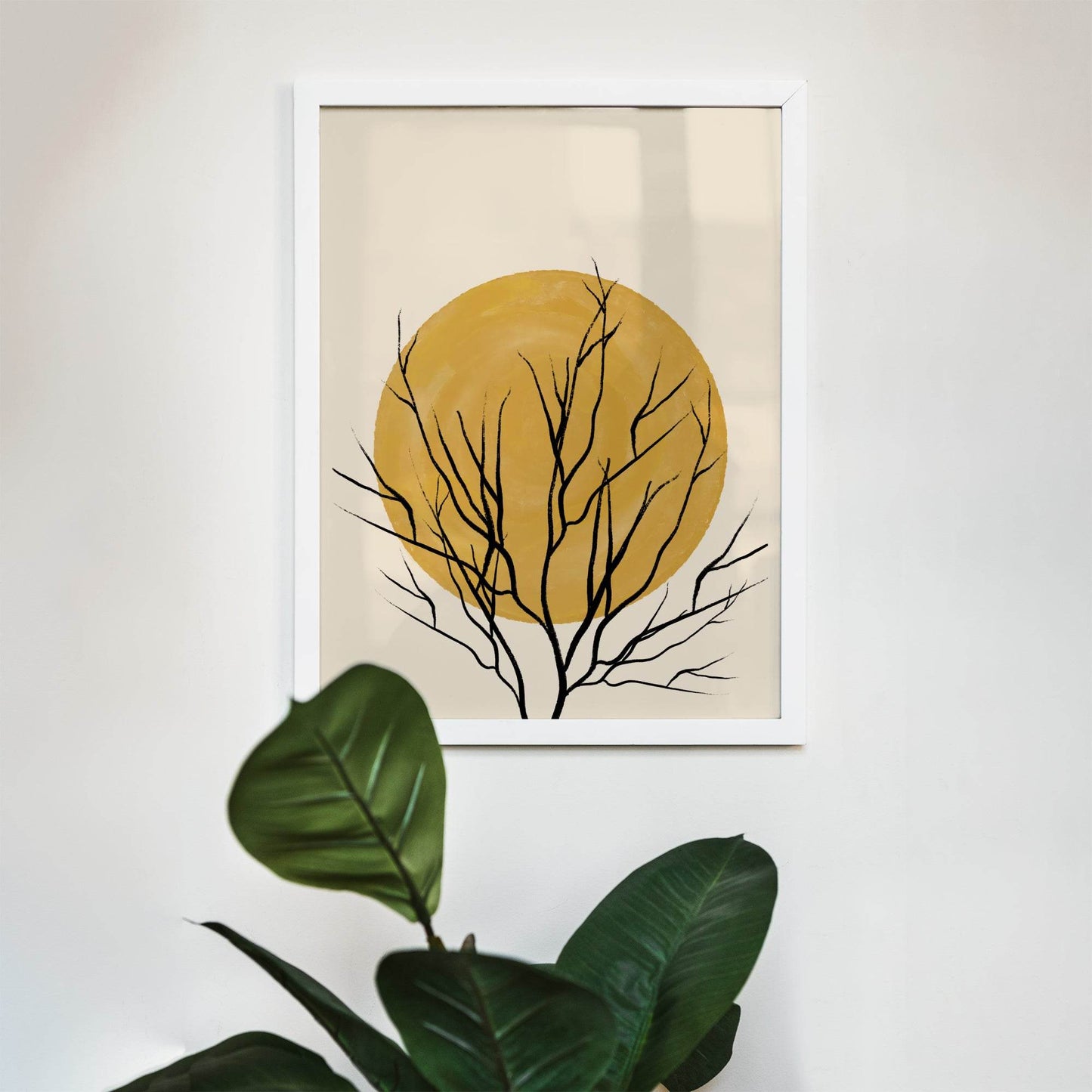 Minimalist Tree Illustration Print - HypeSheriff