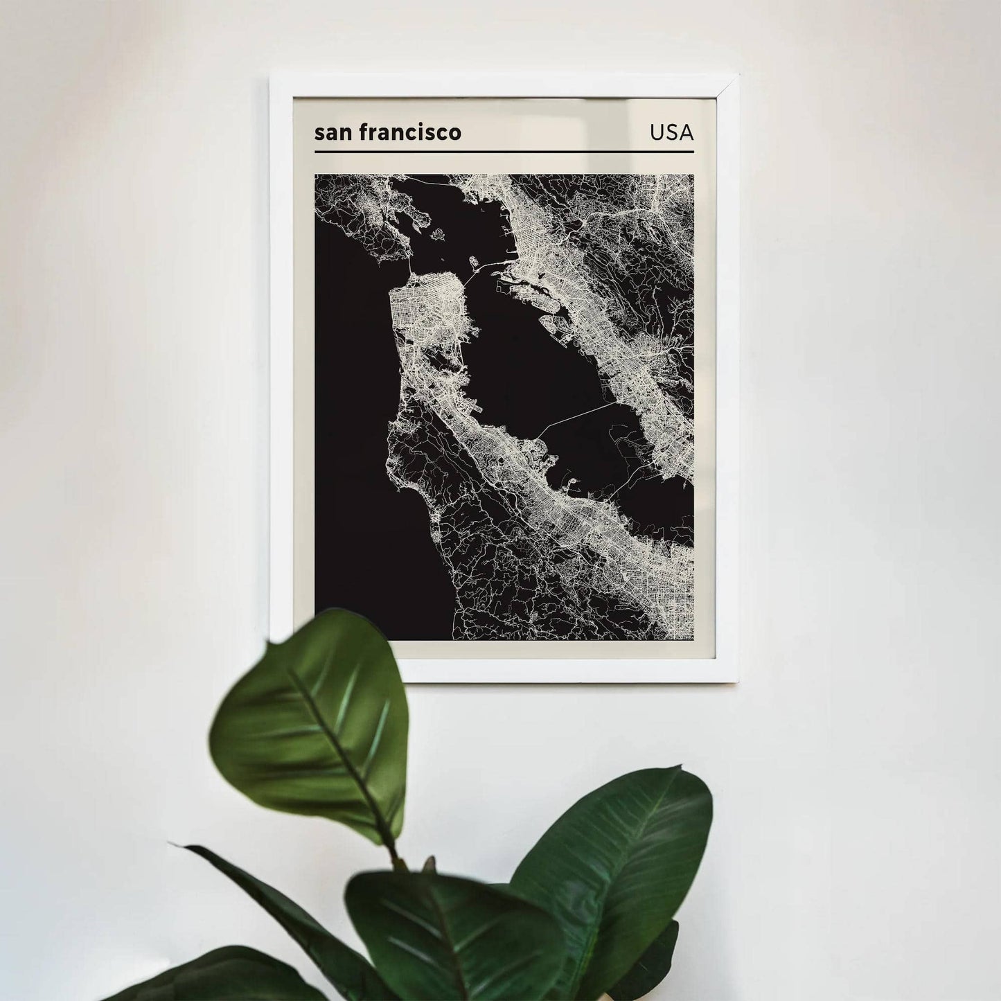 San Francisco USA Map Poster - HypeSheriff