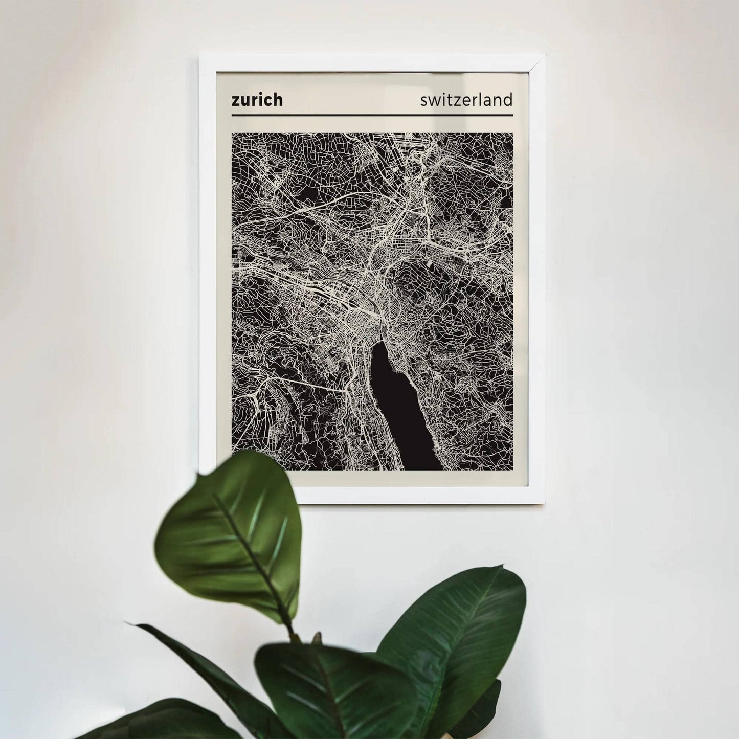 Zurich - Switzerland, Map Poster - HypeSheriff