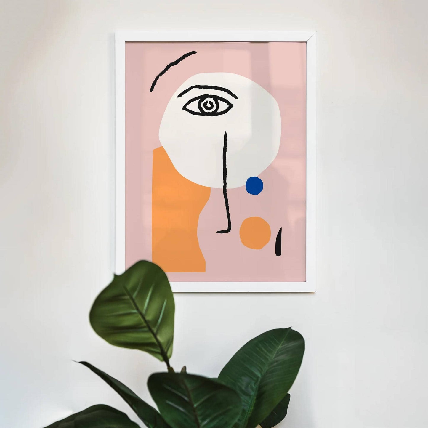 Minimalist Woman Face Print - HypeSheriff
