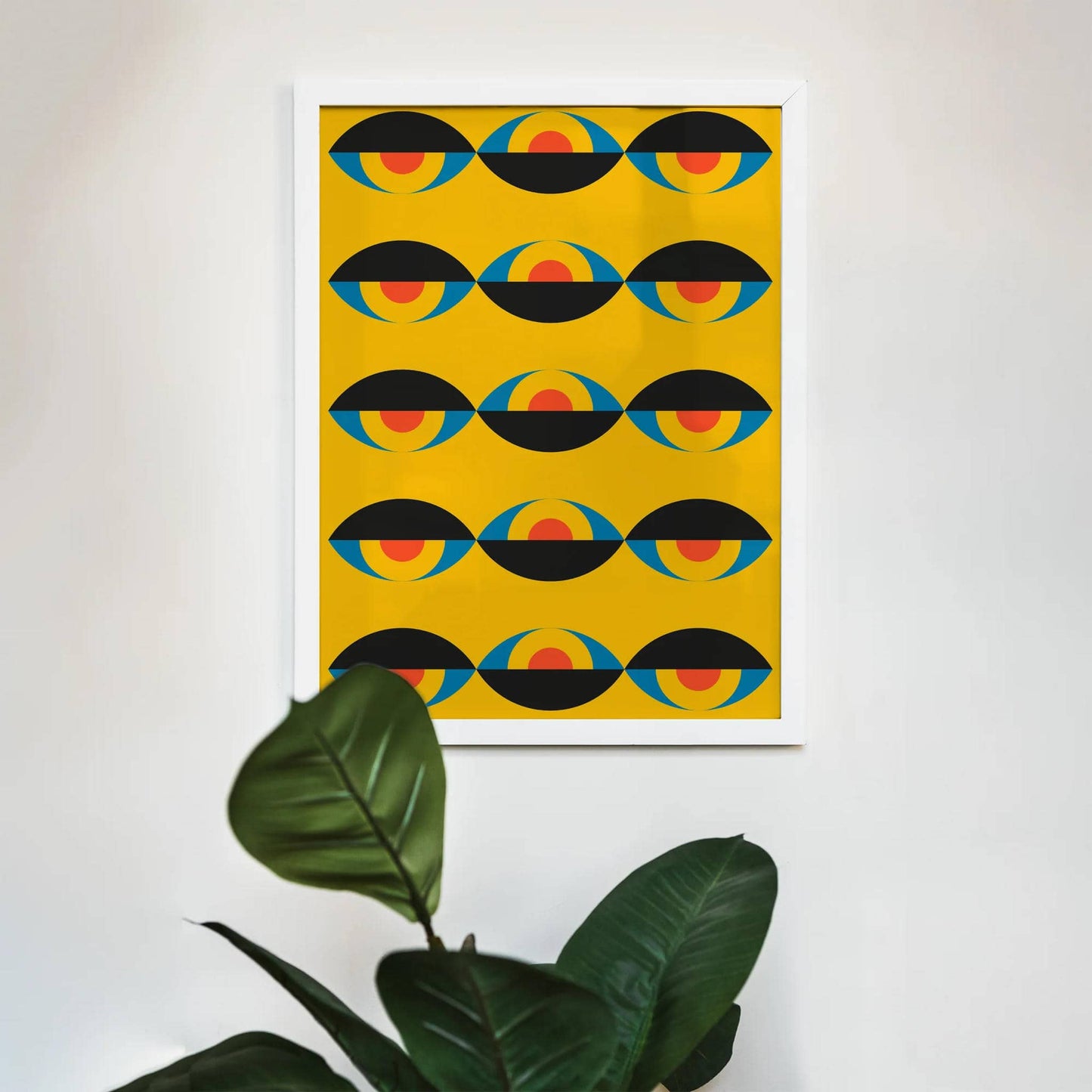 Geometric Bauhaus Retro Poster - HypeSheriff