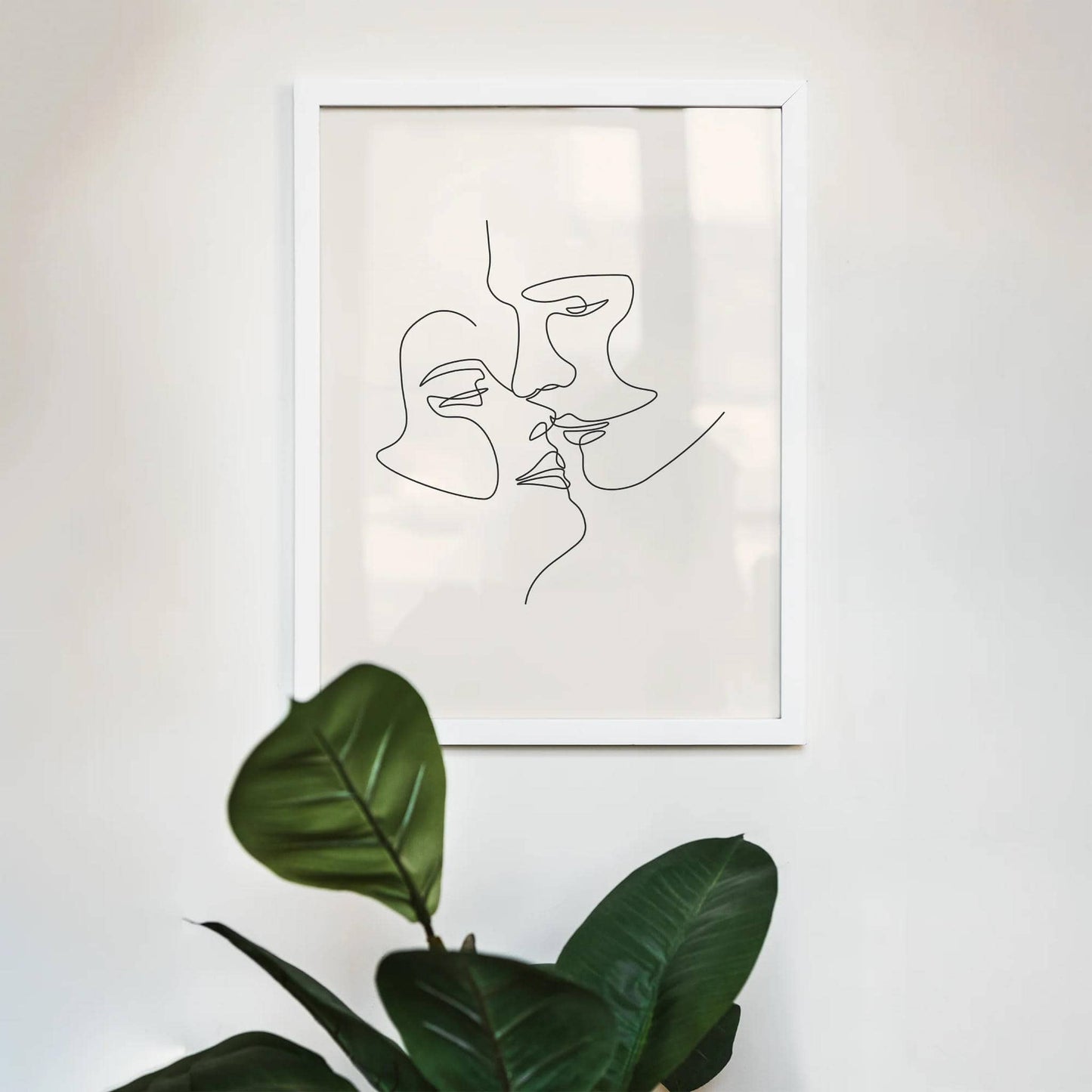Couple Line Art Print - HypeSheriff