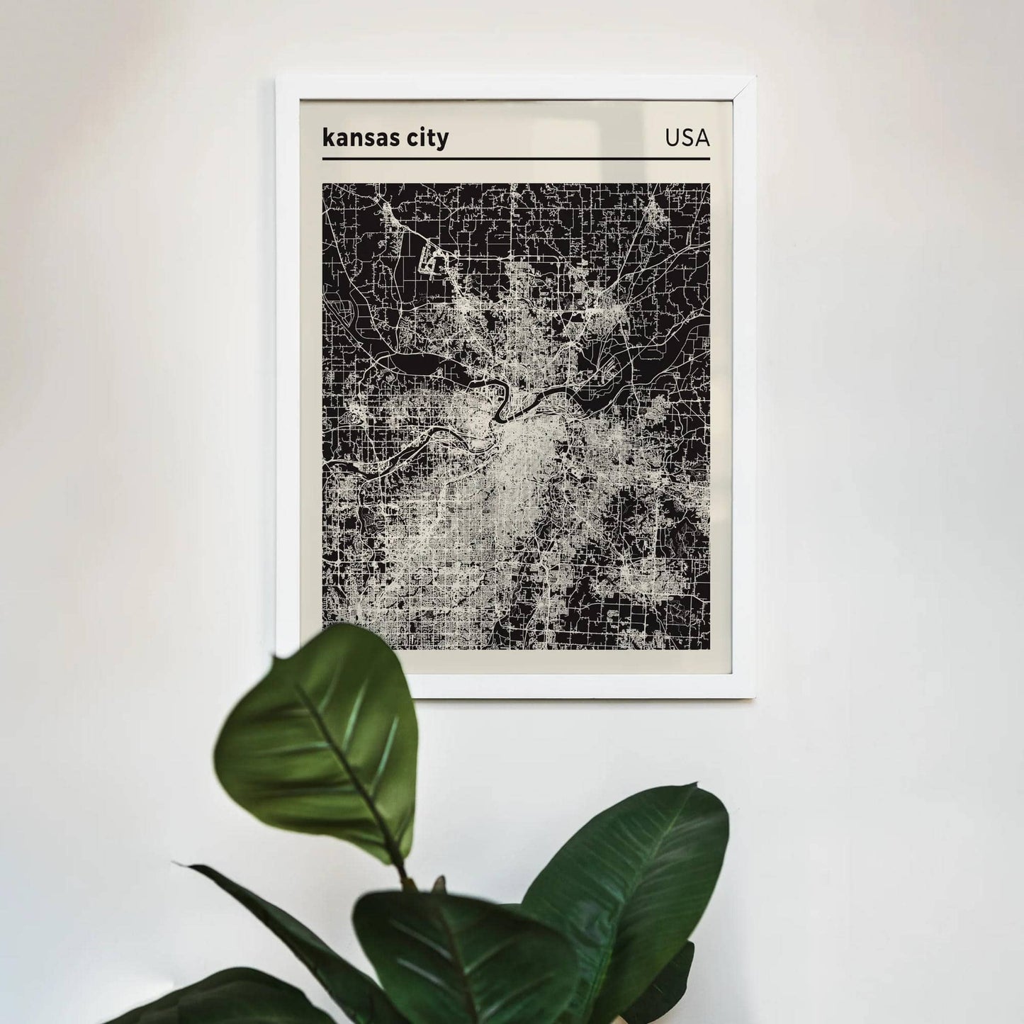 Kansas City Map Poster - HypeSheriff