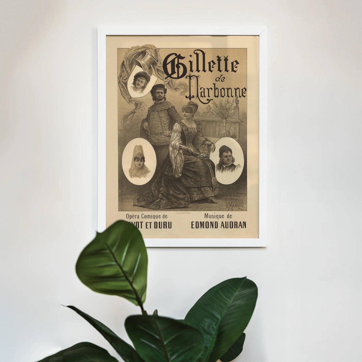 Gillette de Narbonne - Vintage Opera Poster - HypeSheriff