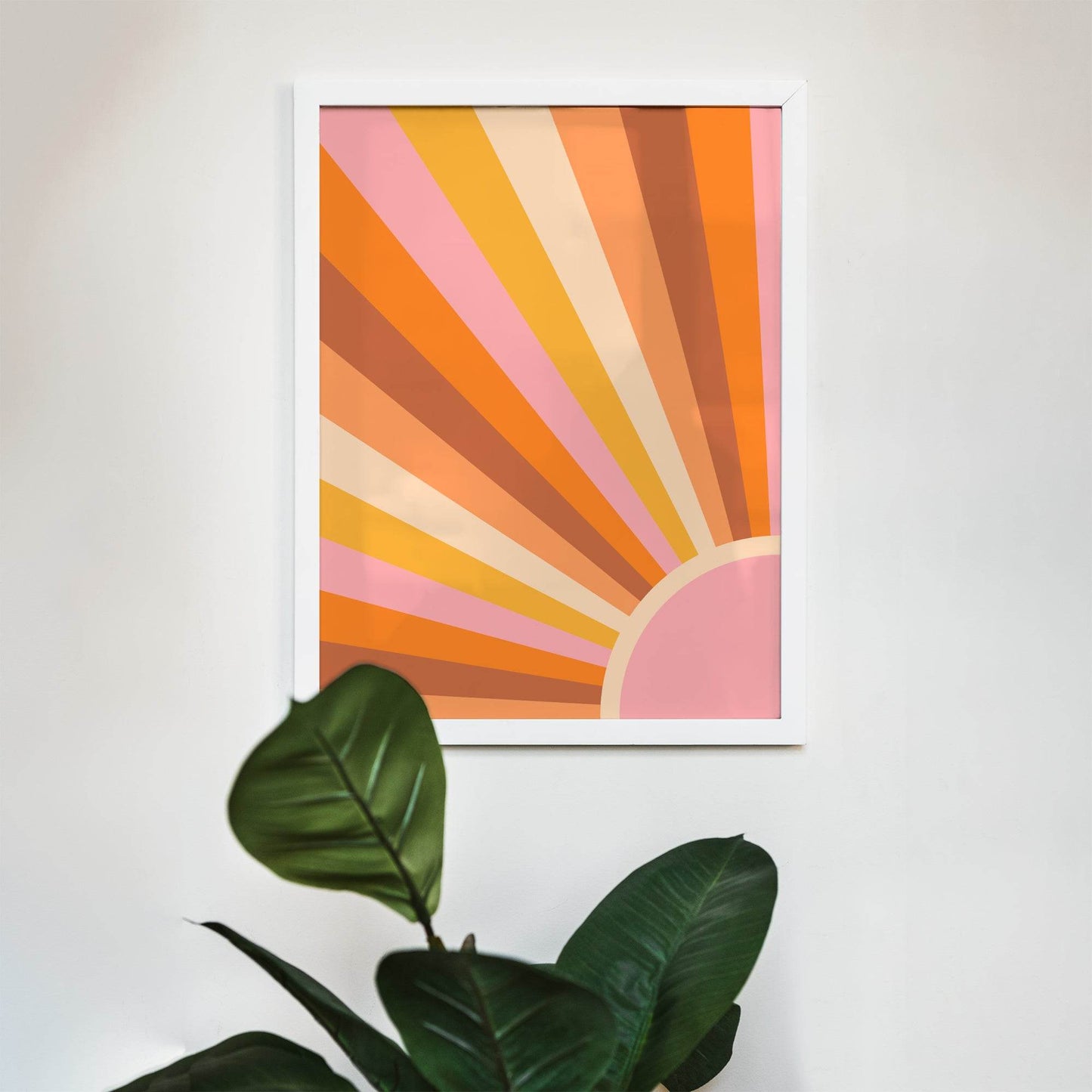 80s Chocolate Sunset Poster - HypeSheriff