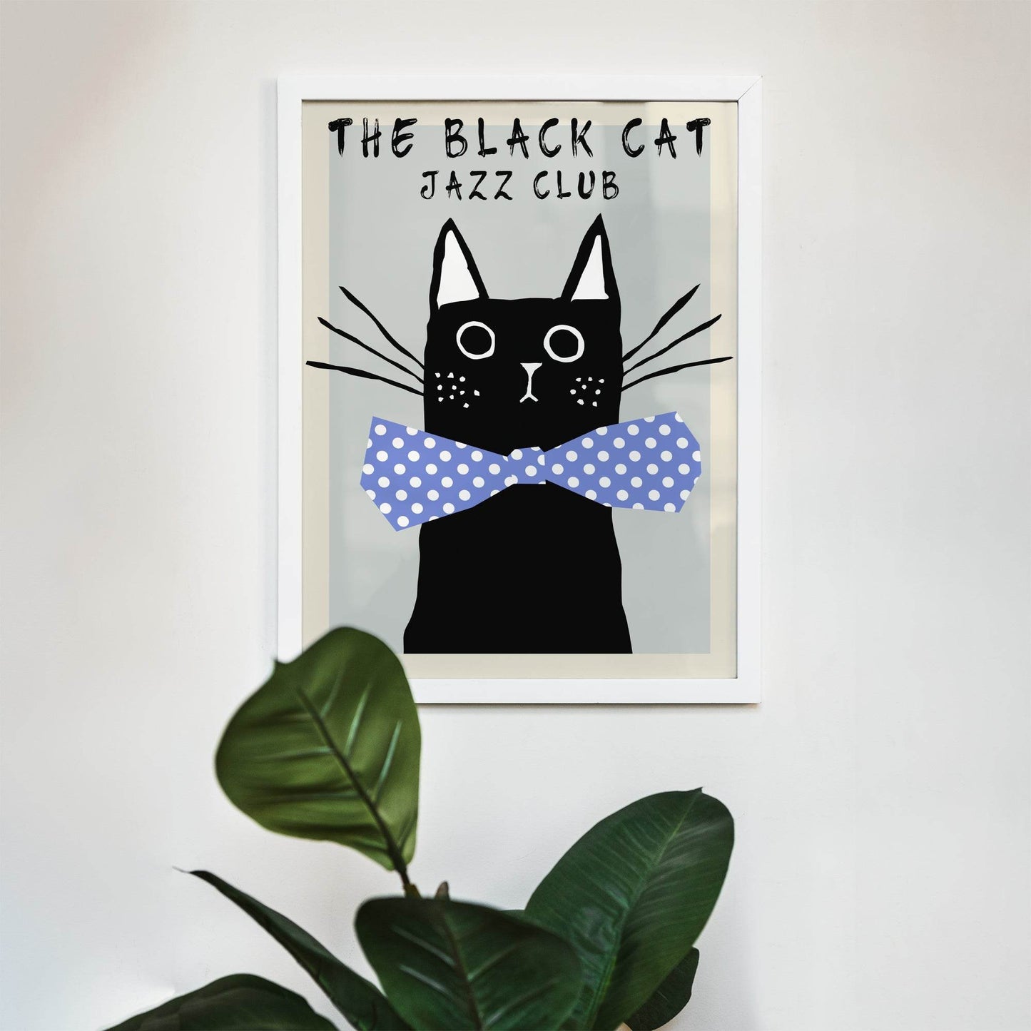 Black Cat - Jazz Club Poster - HypeSheriff