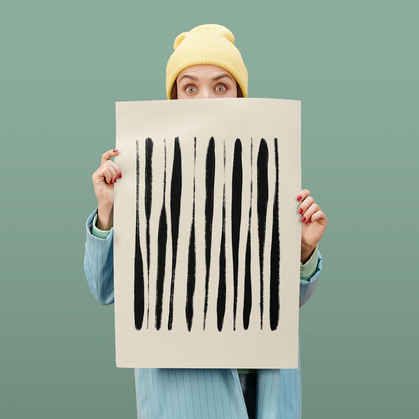 Minimalist Rustic Stripes Art Print - HypeSheriff