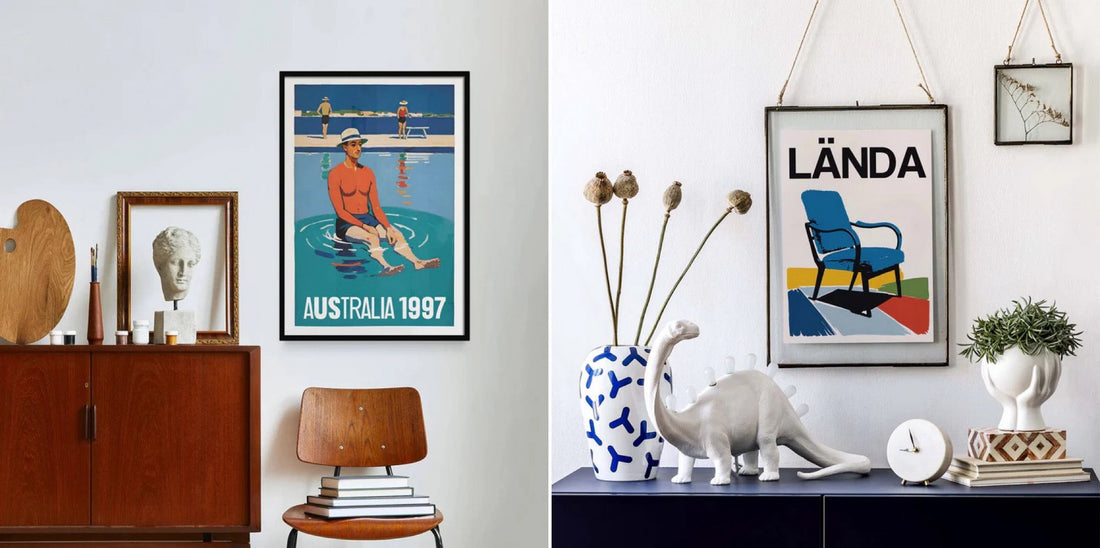 How Retro Wall Art Can Transform Your Home Decor