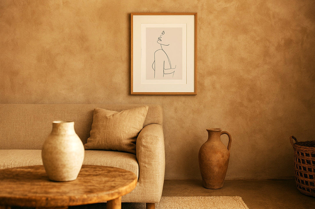 How Line Art Posters Transform Minimalist Home Decor