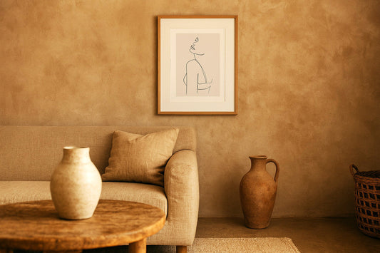 How Line Art Posters Transform Minimalist Home Decor