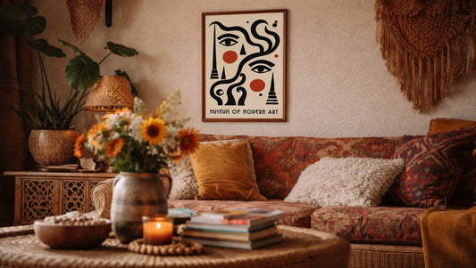 How Vintage Posters Quietly Give a Room a Past It Never Lived Through