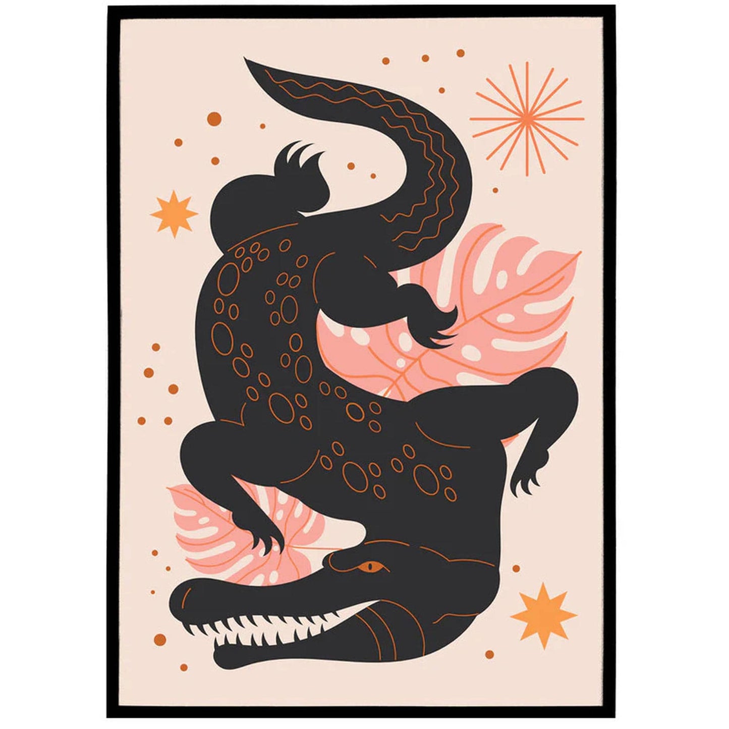 Cute Jungle Art Print - HypeSheriff