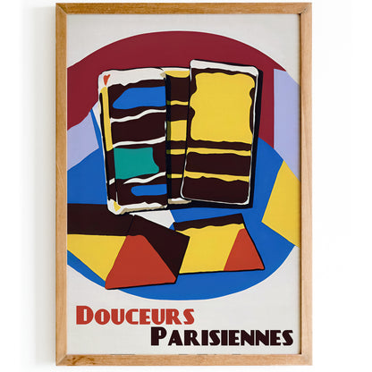 Parisian Sweets - Retro Advertising Poster