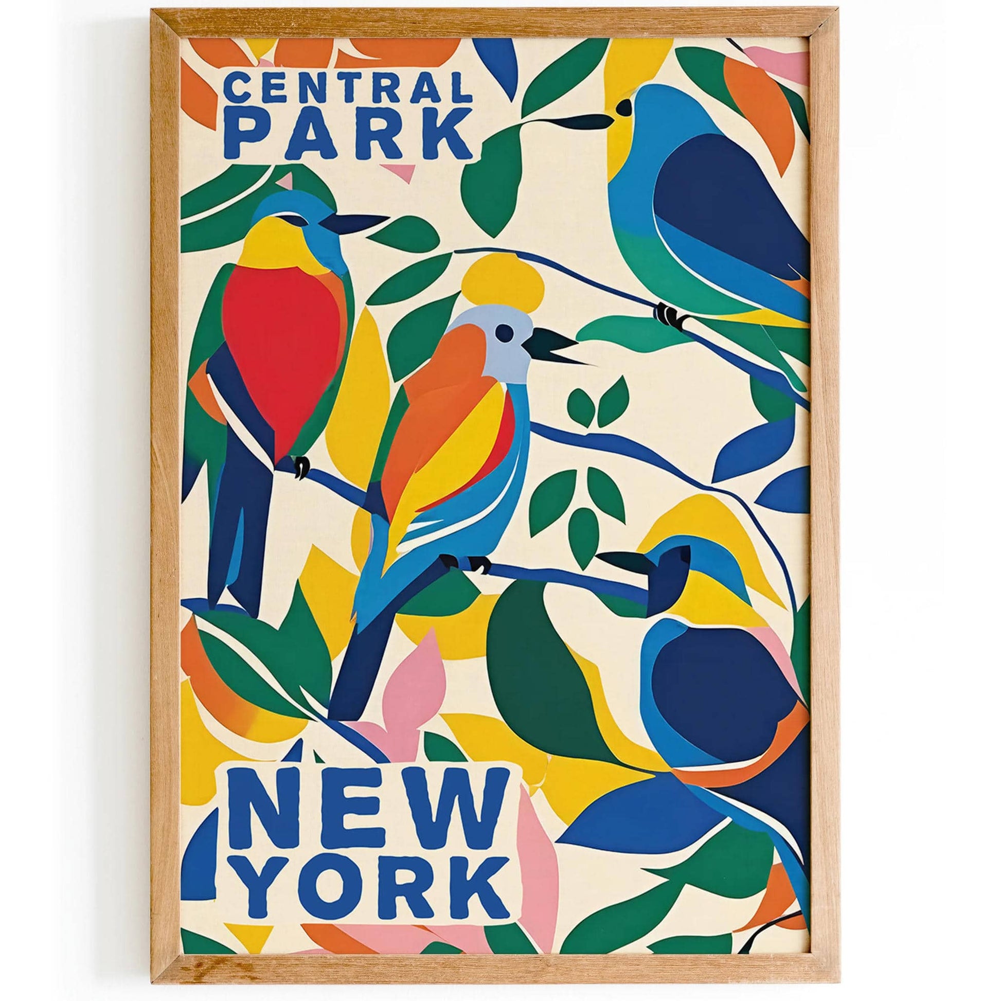 Colorful Central Park New York City Poster - HypeSheriff