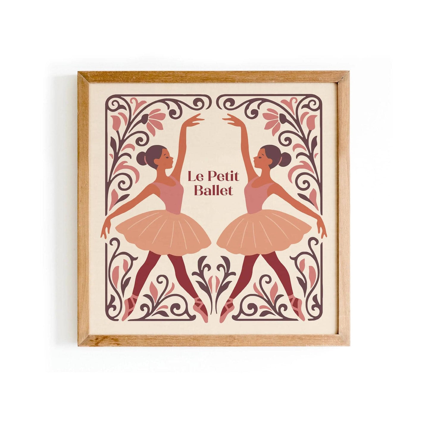 Le Petit Ballet Print - Square Kids Room Wall Art