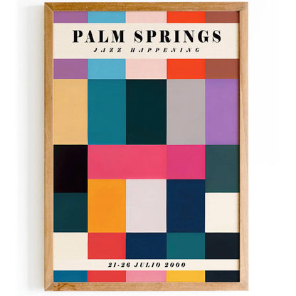 Palm Springs Jazz Happening Poster - HypeSheriff