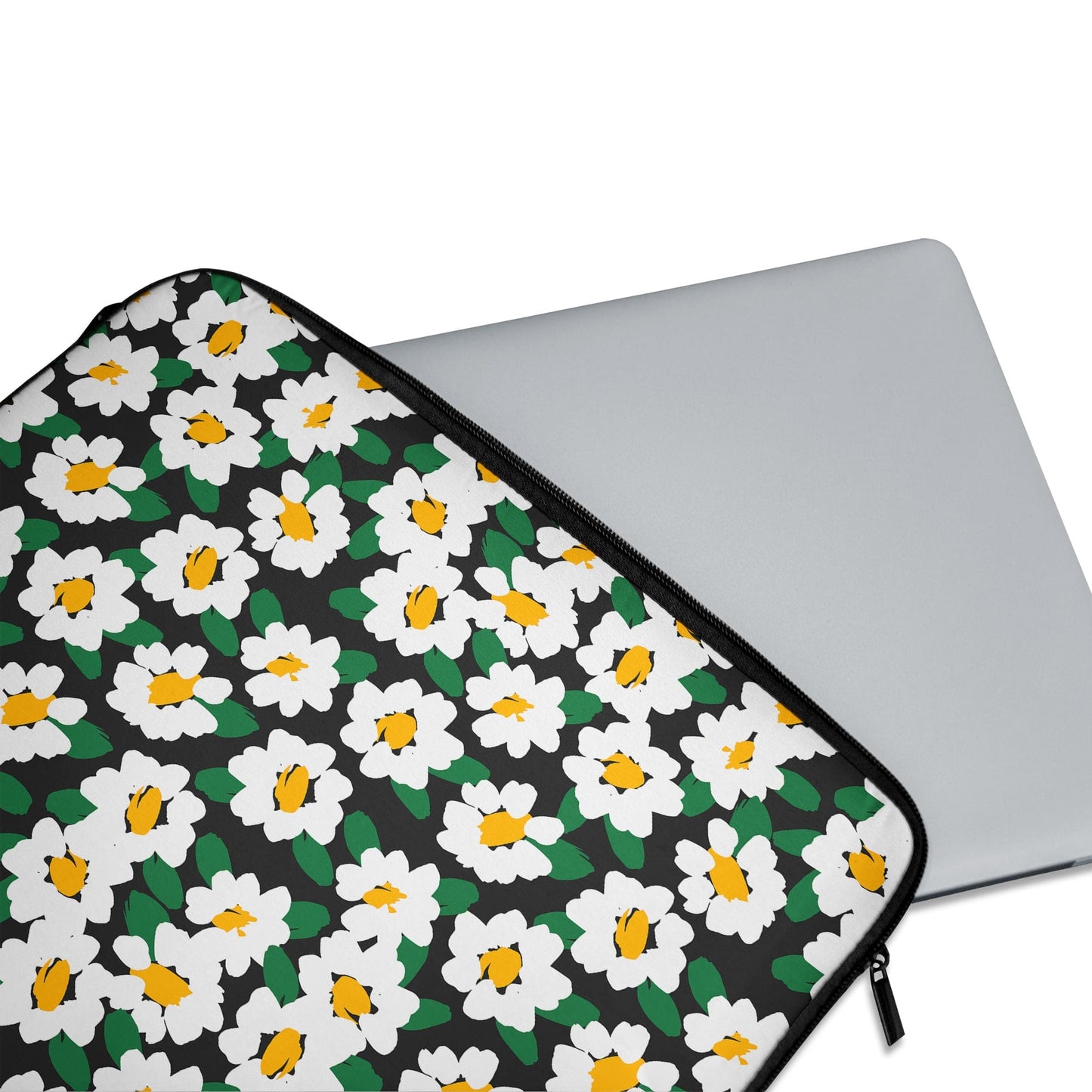 LAPTOP SLEEVE WITH CUTE DAISIES