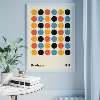 Bauhaus Dots Poster - 61 X 91 CM