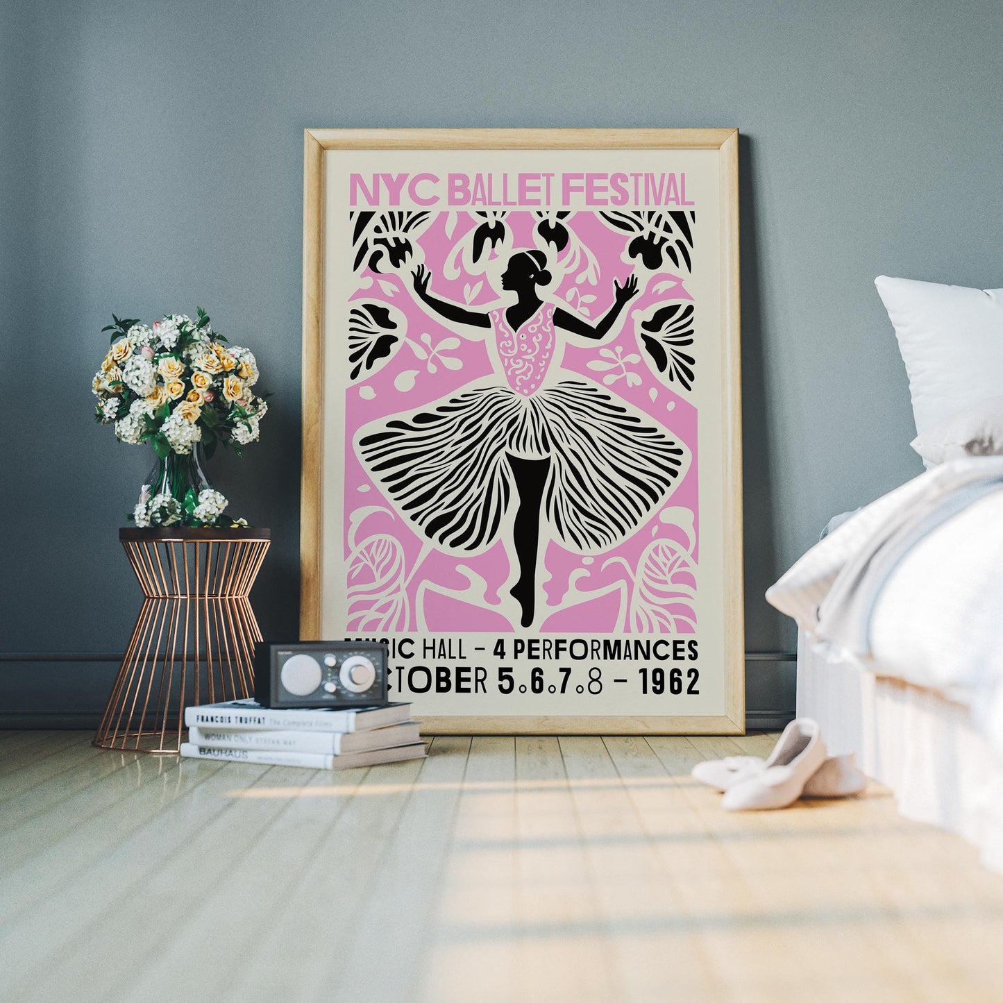 NYC Ballet Festival Poster – 1962 Dance Art