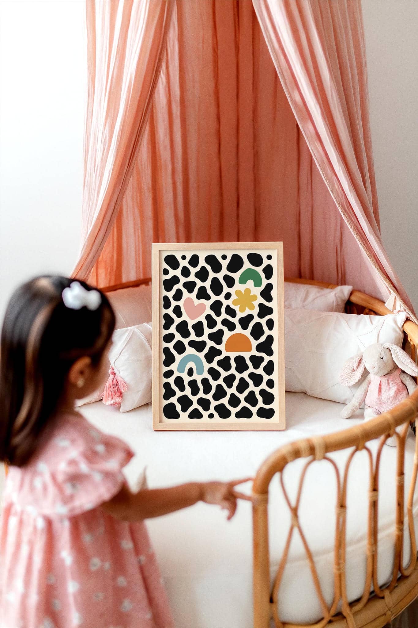 Modern Abstract Wall Art for Kids' Room