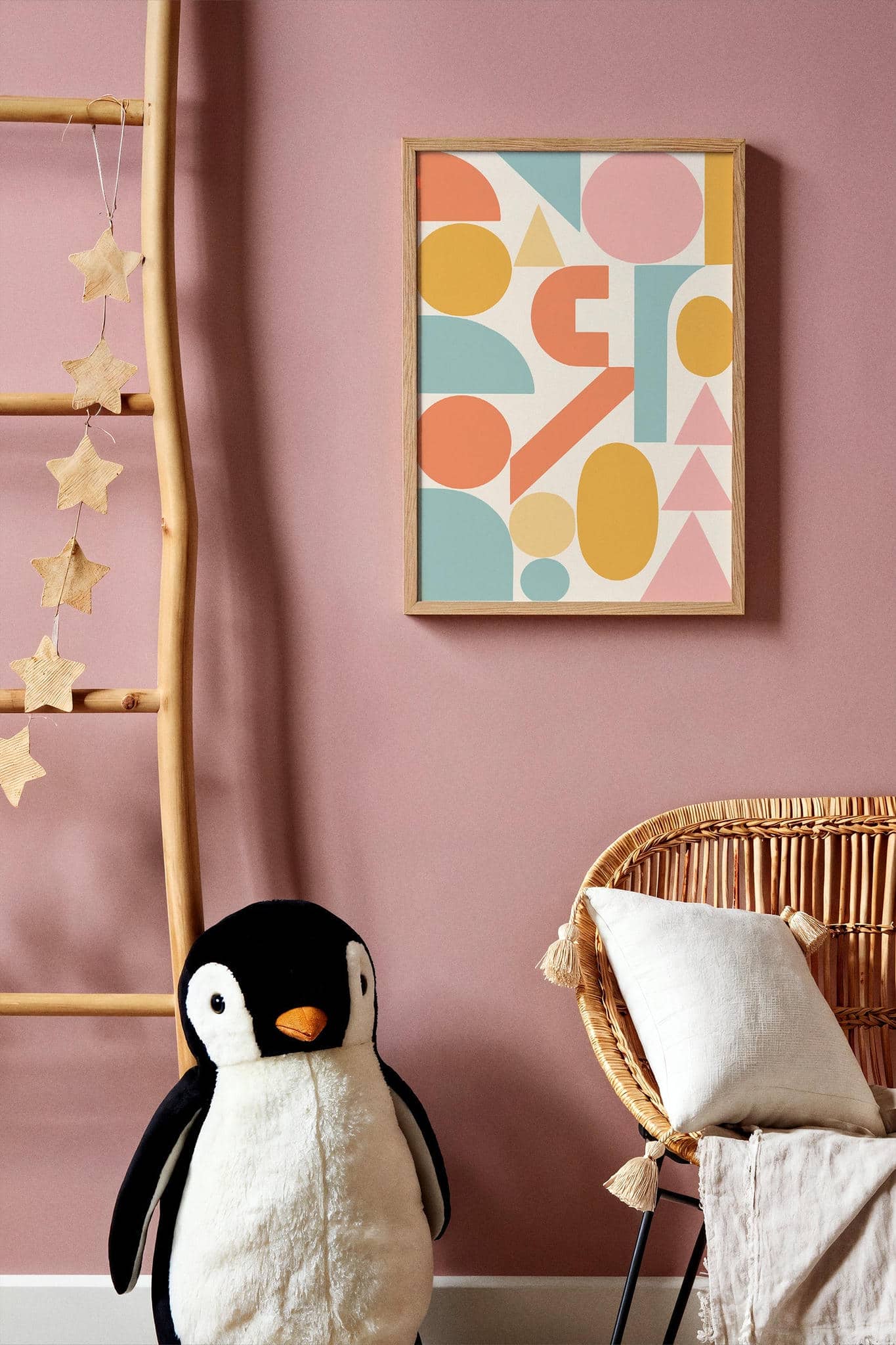 Pastel Geometric Wall Art – Modern Abstract Print