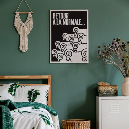 Retour A La Normale Poster (Back to normal)