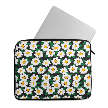 LAPTOP SLEEVE WITH CUTE DAISIES