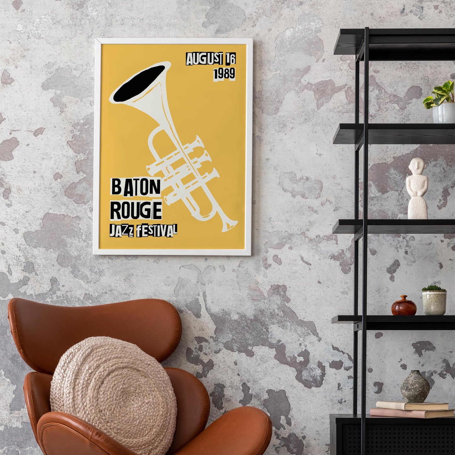 Vintage Jazz Poster – Baton Rouge Music Festival