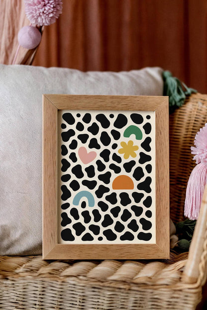 Modern Abstract Wall Art for Kids' Room