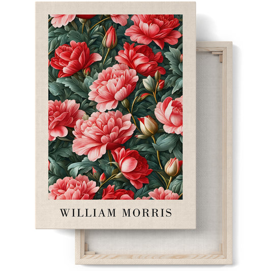 Botanical Brilliance William Morris Canvas Print