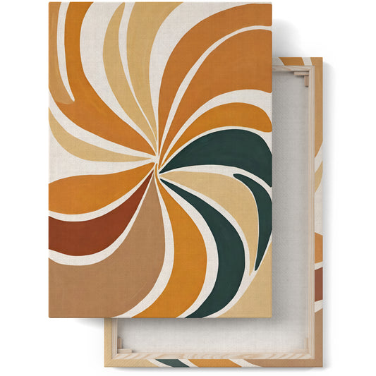 Captivating Sunny Abstract Canvas Print