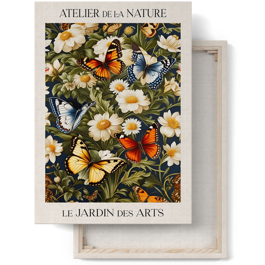 Floral Garden Canvas Art - William Morris Inspired