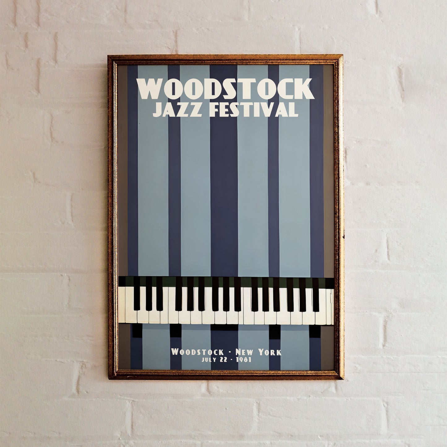 1981 Woodstock Jazz Festival Poster