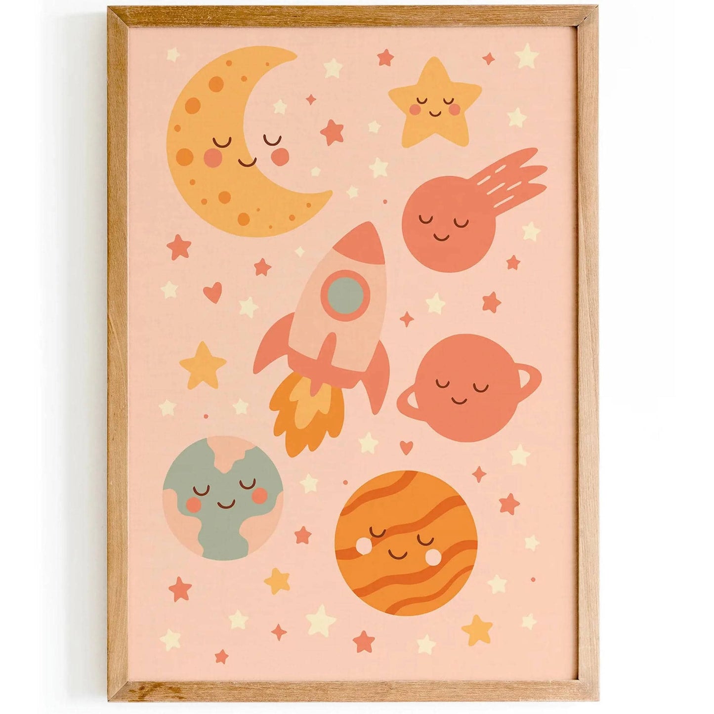 Cute Cosmos Art Print – Space Illustration