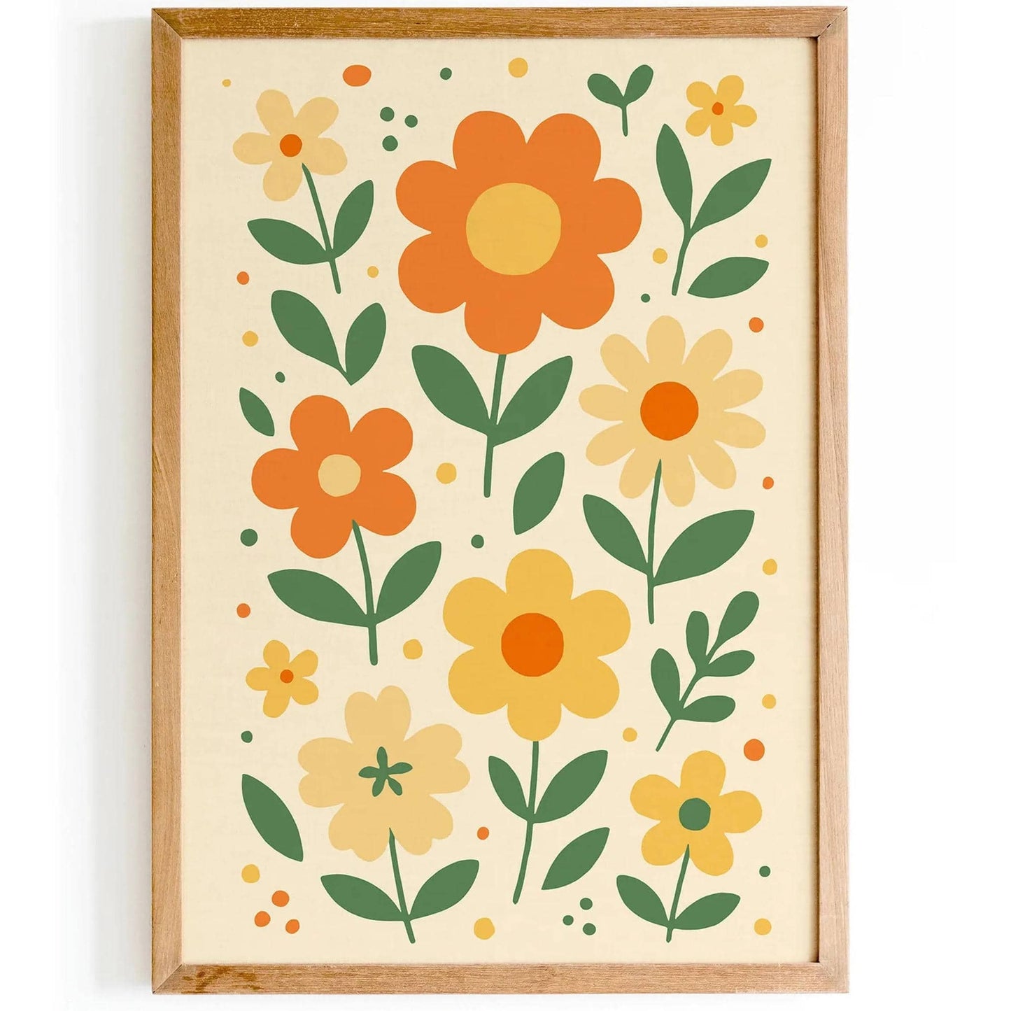 Neutral Cozy Flower Art Print