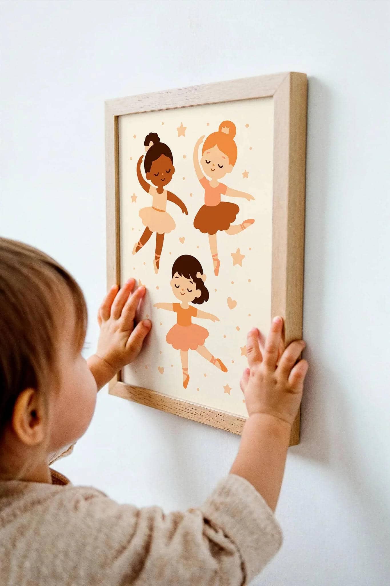 Little Ballerinas Print – Kids Room Wall Art
