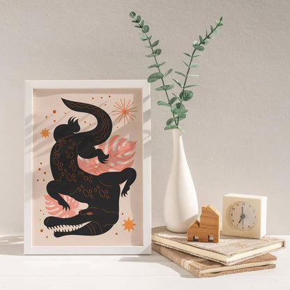 Cute Jungle Art Print - HypeSheriff