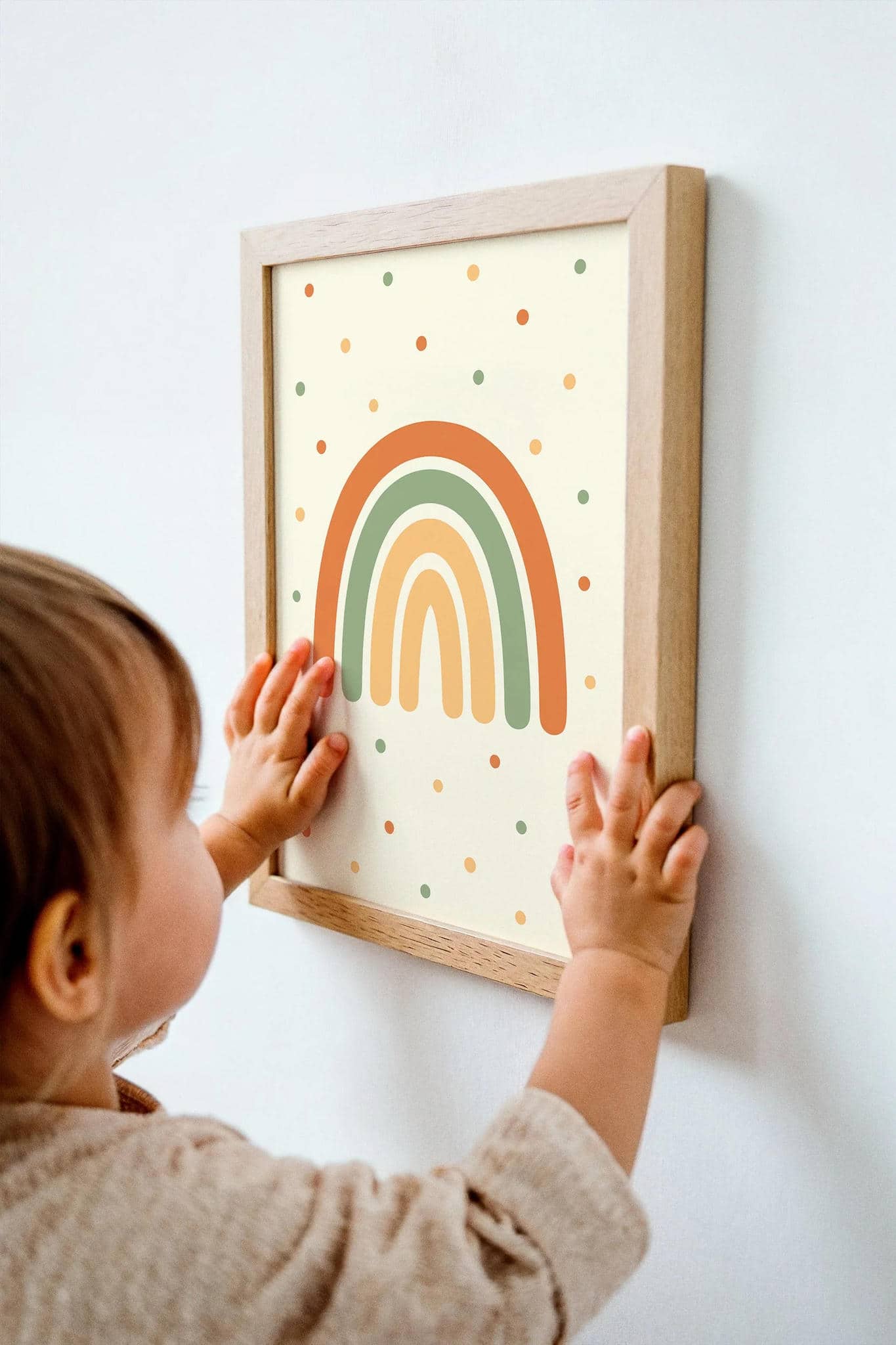 Cute Rainbow Poster – Gender-Neutral Kids’ Decor